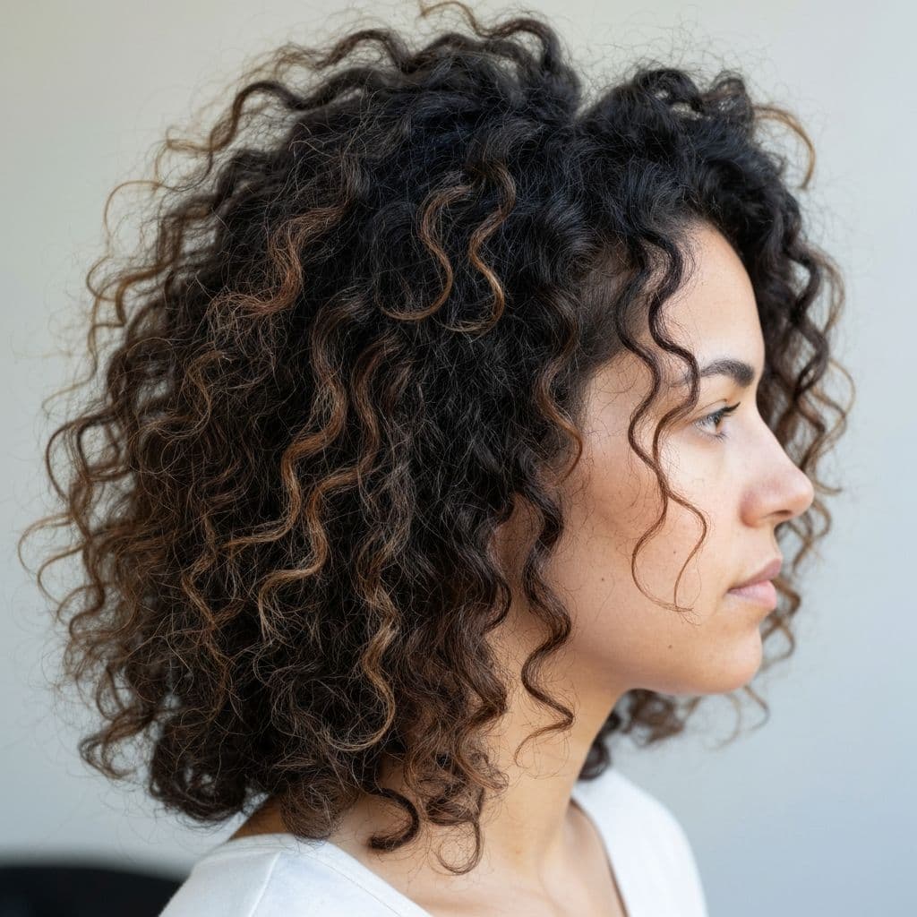 Antes - Cabello sin definición