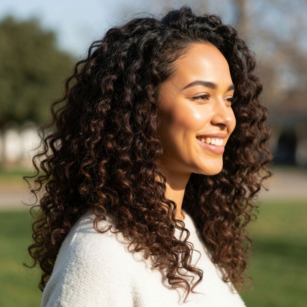 Después - Cabello definido con Veléa